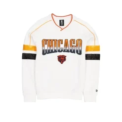 New Chicago Bears Sport Classics White Crewneck - KTGCaps - Baseball caps for various teams, purchased online at a discount Caps
