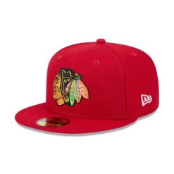Hot Chicago Blackhawks 59FIFTY Fitted Hat - KTGCaps - Baseball caps for various teams, purchased online at a discount Caps