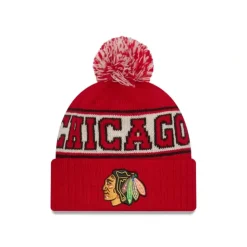 Sale Chicago Blackhawks Retro Pom Knit Hat - KTGCaps - Baseball caps for various teams, purchased online at a discount Caps