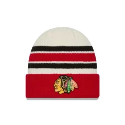 Clearance Chicago Blackhawks Vintage Ribbed Beanie - KTGCaps - Baseball caps for various teams, purchased online at a discount Caps