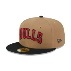 Clearance Chicago Bulls Classic 8Bit Wordmark 59FIFTY Fitted Hat - KTGCaps - Baseball caps for various teams, purchased online at a discount Caps