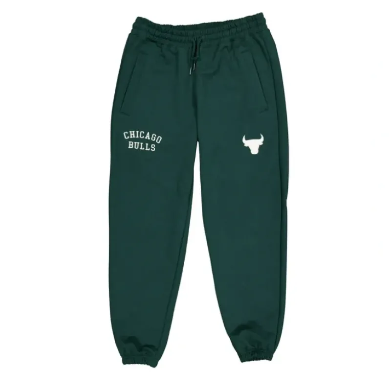 Online Chicago Bulls Dark Green Logo Select Sweatpants - KTGCaps - Baseball caps for various teams, purchased online at a discount Caps