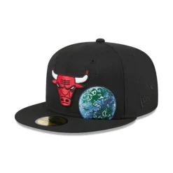 Flash Sale Chicago Bulls Global 59FIFTY Fitted Hat - KTGCaps - Baseball caps for various teams, purchased online at a discount Caps