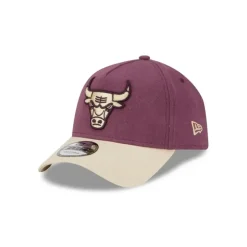 Flash Sale Chicago Bulls Moleskin Crown Maroon 9FORTY AFrame Snapback Hat - KTGCaps - Baseball caps for various teams, purchased online at a discount Caps