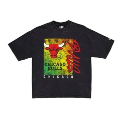 Fashion Chicago Bulls Sport Classics Boxy Black TShirt - KTGCaps - Baseball caps for various teams, purchased online at a discount Caps