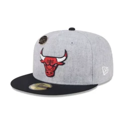 Best Sale Chicago Bulls 70th Anniversary Gray 59FIFTY Fitted Hat - KTGCaps - Baseball caps for various teams, purchased online at a discount Caps