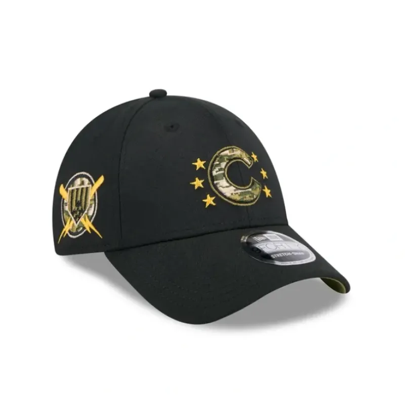 New Chicago Cubs Armed Forces Day 2024 Kids 9FORTY StretchSnap Hat - KTGCaps - Baseball caps for various teams, purchased online at a discount Caps