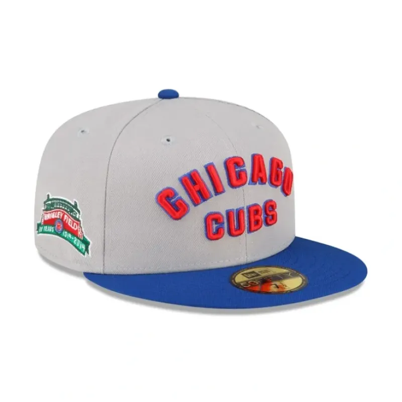 Sale Chicago Cubs Away 59FIFTY Fitted Hat - KTGCaps - Baseball caps for various teams, purchased online at a discount Caps