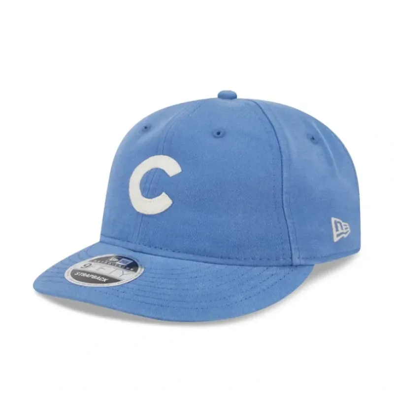 Cheap Chicago Cubs Canvas Felt Retro Crown 9FIFTY Adjustable Hat - KTGCaps - Baseball caps for various teams, purchased online at a discount Caps