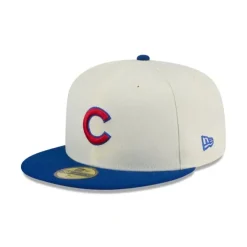 Best Chicago Cubs Chrome 59FIFTY Fitted Hat - KTGCaps - Baseball caps for various teams, purchased online at a discount Caps