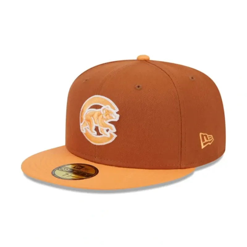 Store Chicago Cubs Color Pack Earthy Brown 59FIFTY Fitted Hat - KTGCaps - Baseball caps for various teams, purchased online at a discount Caps