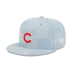 Store Chicago Cubs Denim Patchwork 9FIFTY Snapback Hat - KTGCaps - Baseball caps for various teams, purchased online at a discount Caps