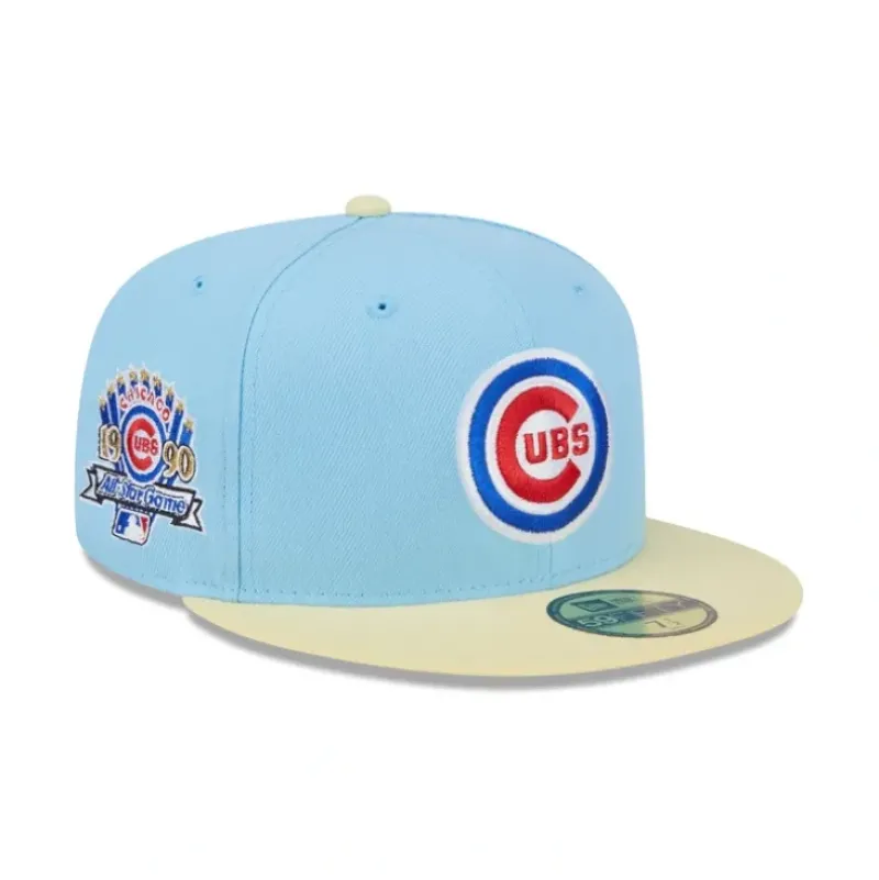 Best Chicago Cubs Doscientos Blue 59FIFTY Fitted Hat - KTGCaps - Baseball caps for various teams, purchased online at a discount Caps
