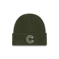 Shop Chicago Cubs Green Merino Wool Knit Beanie - KTGCaps - Baseball caps for various teams, purchased online at a discount Caps