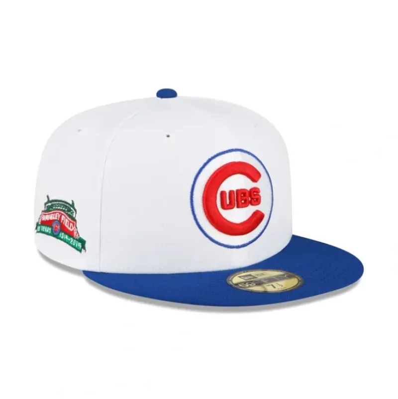 Outlet Chicago Cubs Home 59FIFTY Fitted Hat - KTGCaps - Baseball caps for various teams, purchased online at a discount Caps