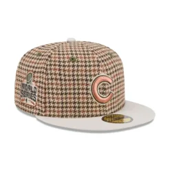 Outlet Chicago Cubs Houndstooth 59FIFTY Fitted Hat - KTGCaps - Baseball caps for various teams, purchased online at a discount Caps