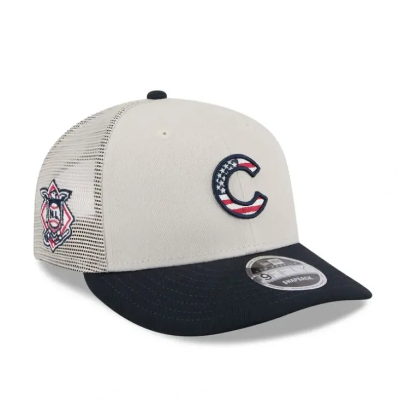 Cheap Chicago Cubs Independence Day 2024 Low Profile 9FIFTY Trucker Hat - KTGCaps - Baseball caps for various teams, purchased online at a discount Caps