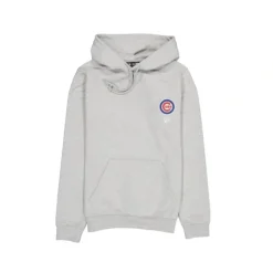 Clearance Chicago Cubs Logo Essentials Gray Hoodie - KTGCaps - Baseball caps for various teams, purchased online at a discount Caps