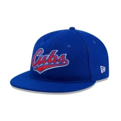 Outlet Chicago Cubs Melton Wool Retro Crown 9FIFTY Adjustable Hat - KTGCaps - Baseball caps for various teams, purchased online at a discount Caps