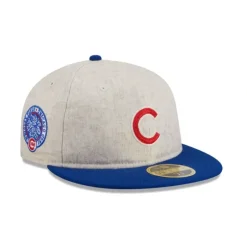 Fashion Chicago Cubs Melton Wool Retro Crown 59FIFTY Fitted Hat - KTGCaps - Baseball caps for various teams, purchased online at a discount Caps