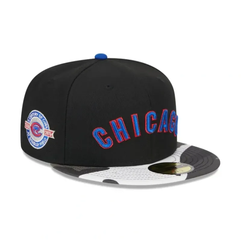 Best Sale Chicago Cubs Metallic Camo 59FIFTY Fitted Hat - KTGCaps - Baseball caps for various teams, purchased online at a discount Caps