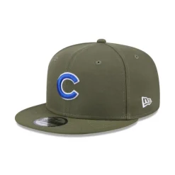 Sale Chicago Cubs Olive 9FIFTY Snapback Hat - KTGCaps - Baseball caps for various teams, purchased online at a discount Caps