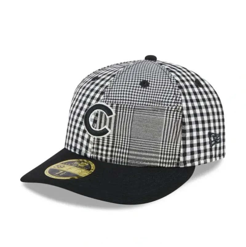 Discount Chicago Cubs Patch Plaid Low Profile 59FIFTY Fitted Hat - KTGCaps - Baseball caps for various teams, purchased online at a discount Caps