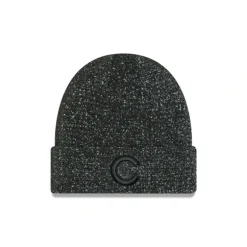 Flash Sale Chicago Cubs Reflective Black Knit Beanie - KTGCaps - Baseball caps for various teams, purchased online at a discount Caps