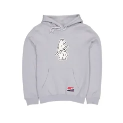 New Chicago Cubs Throwback Gray Hoodie - KTGCaps - Baseball caps for various teams, purchased online at a discount Caps