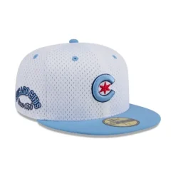Discount Chicago Cubs Throwback Mesh 59FIFTY Fitted Hat - KTGCaps - Baseball caps for various teams, purchased online at a discount Caps