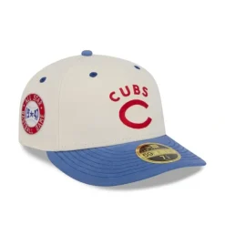 Hot Chicago Cubs Vintage Stack Low Profile 59FIFTY Fitted Hat - KTGCaps - Baseball caps for various teams, purchased online at a discount Caps
