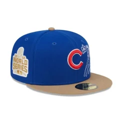 Online Chicago Cubs Western Khaki 59FIFTY Fitted Hat - KTGCaps - Baseball caps for various teams, purchased online at a discount Caps