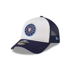 Fashion Chicago Cubs White Crown 9FORTY AFrame Trucker Hat - KTGCaps - Baseball caps for various teams, purchased online at a discount Caps