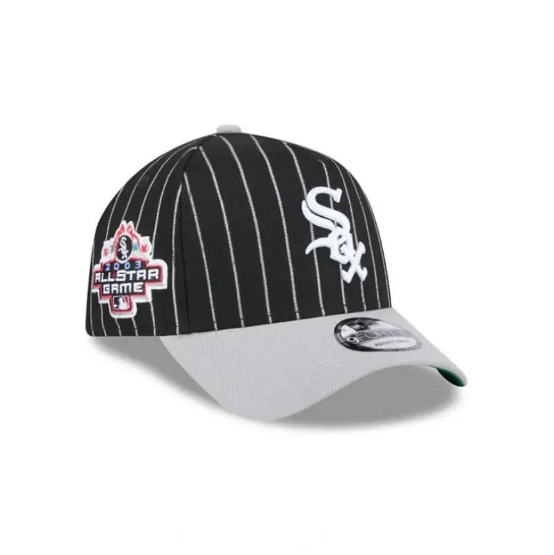 Fashion Chicago White Sox AllStar Game Pack Pinstripe 9FORTY AFrame Snapback - KTGCaps - Baseball caps for various teams, purchased online at a discount Caps