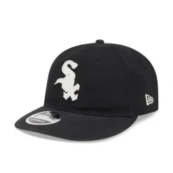 Store Chicago White Sox Canvas Felt Retro Crown 9FIFTY Adjustable Hat - KTGCaps - Baseball caps for various teams, purchased online at a discount Caps