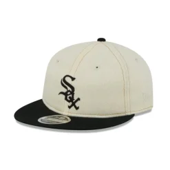 Fashion Chicago White Sox Chrome Denim Retro Crown 9FIFTY Adjustable Hat - KTGCaps - Baseball caps for various teams, purchased online at a discount Caps