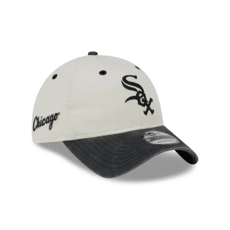 Cheap Chicago White Sox Classic Sidescript 9TWENTY Adjustable Hat - KTGCaps - Baseball caps for various teams, purchased online at a discount Caps
