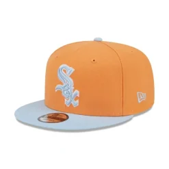 Flash Sale Chicago White Sox Color Pack Orange Glaze 9FIFTY Snapback Hat - KTGCaps - Baseball caps for various teams, purchased online at a discount Caps