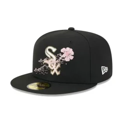 New Chicago White Sox Dotted Floral 59FIFTY Fitted Hat - KTGCaps - Baseball caps for various teams, purchased online at a discount Caps