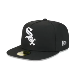 Fashion Chicago White Sox 59FIFTY AFrame Fitted Hat - KTGCaps - Baseball caps for various teams, purchased online at a discount Caps