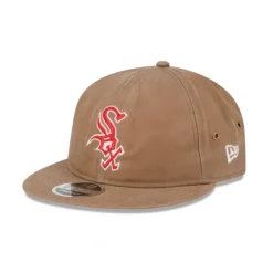 Fashion Chicago White Sox Khaki Retro Crown 9FIFTY Adjustable Hat - KTGCaps - Baseball caps for various teams, purchased online at a discount Caps