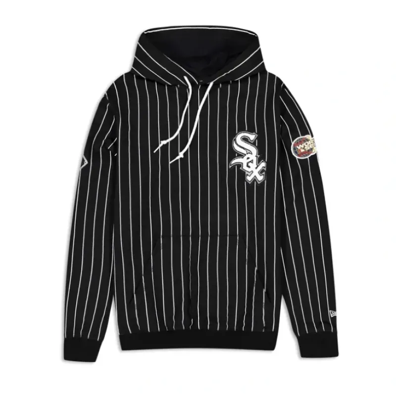 Online Chicago White Sox Logo Select Pinstripe Hoodie - KTGCaps - Baseball caps for various teams, purchased online at a discount Caps