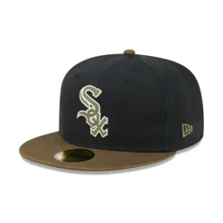 Flash Sale Chicago White Sox Quilted Logo 59FIFTY Fitted Hat - KTGCaps - Baseball caps for various teams, purchased online at a discount Caps