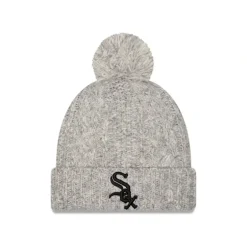 Sale Chicago White Sox Shimmer Pom Knit Hat - KTGCaps - Baseball caps for various teams, purchased online at a discount Caps