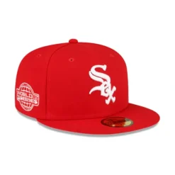 Fashion Chicago White Sox Sidepatch Red 59FIFTY Fitted Hat - KTGCaps - Baseball caps for various teams, purchased online at a discount Caps