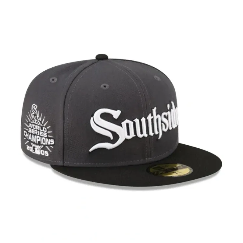 Online Chicago White Sox Team 59FIFTY Fitted Hat - KTGCaps - Baseball caps for various teams, purchased online at a discount Caps