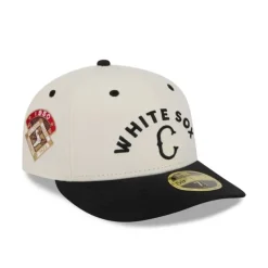 Hot Chicago White Sox Vintage Stack Low Profile 59FIFTY Fitted Hat - KTGCaps - Baseball caps for various teams, purchased online at a discount Caps