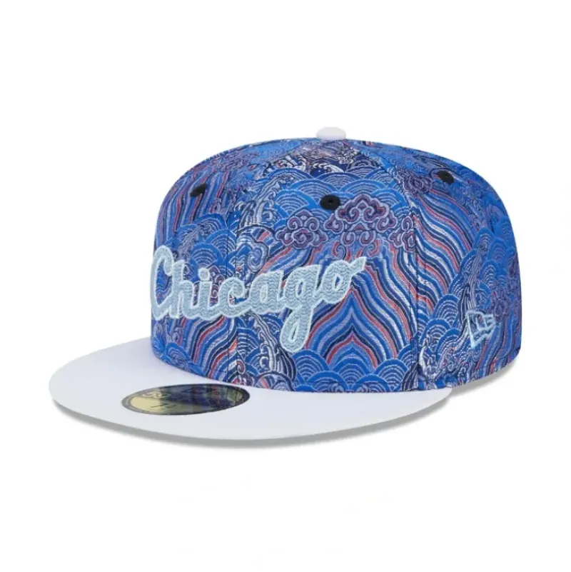 Shop Chicago White Sox Wave Fill 59FIFTY Fitted Hat - KTGCaps - Baseball caps for various teams, purchased online at a discount Caps