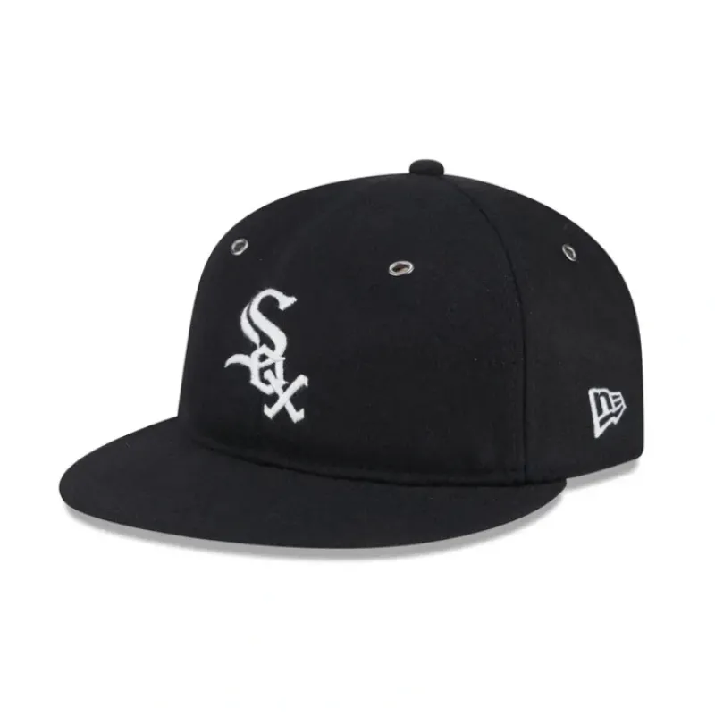 Best Sale Chicago White Sox Wool Retro Crown 9FIFTY Adjustable Hat - KTGCaps - Baseball caps for various teams, purchased online at a discount Caps