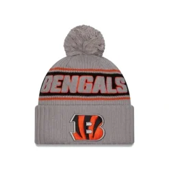 Outlet Cincinnati Bengals 2024 Cold Weather Gray Pom Knit Hat - KTGCaps - Baseball caps for various teams, purchased online at a discount Caps